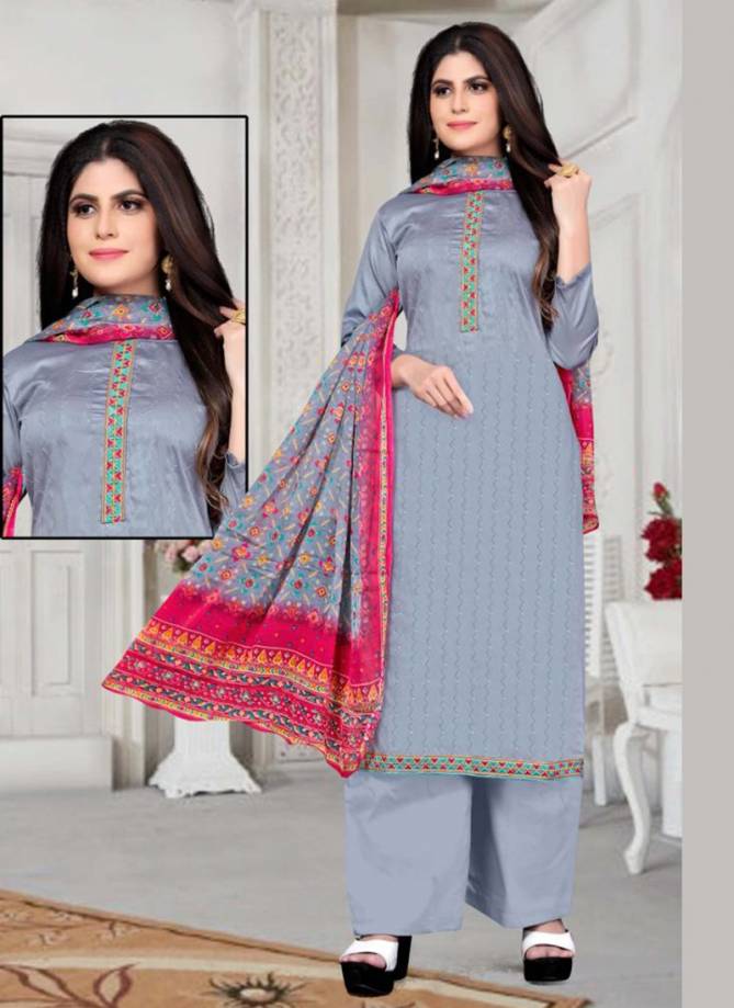 CHAND VOL-1 Fancy Latest Designer Heavy Festive Wear Pure Jaam Embroidery Work Salwar Suit Collection